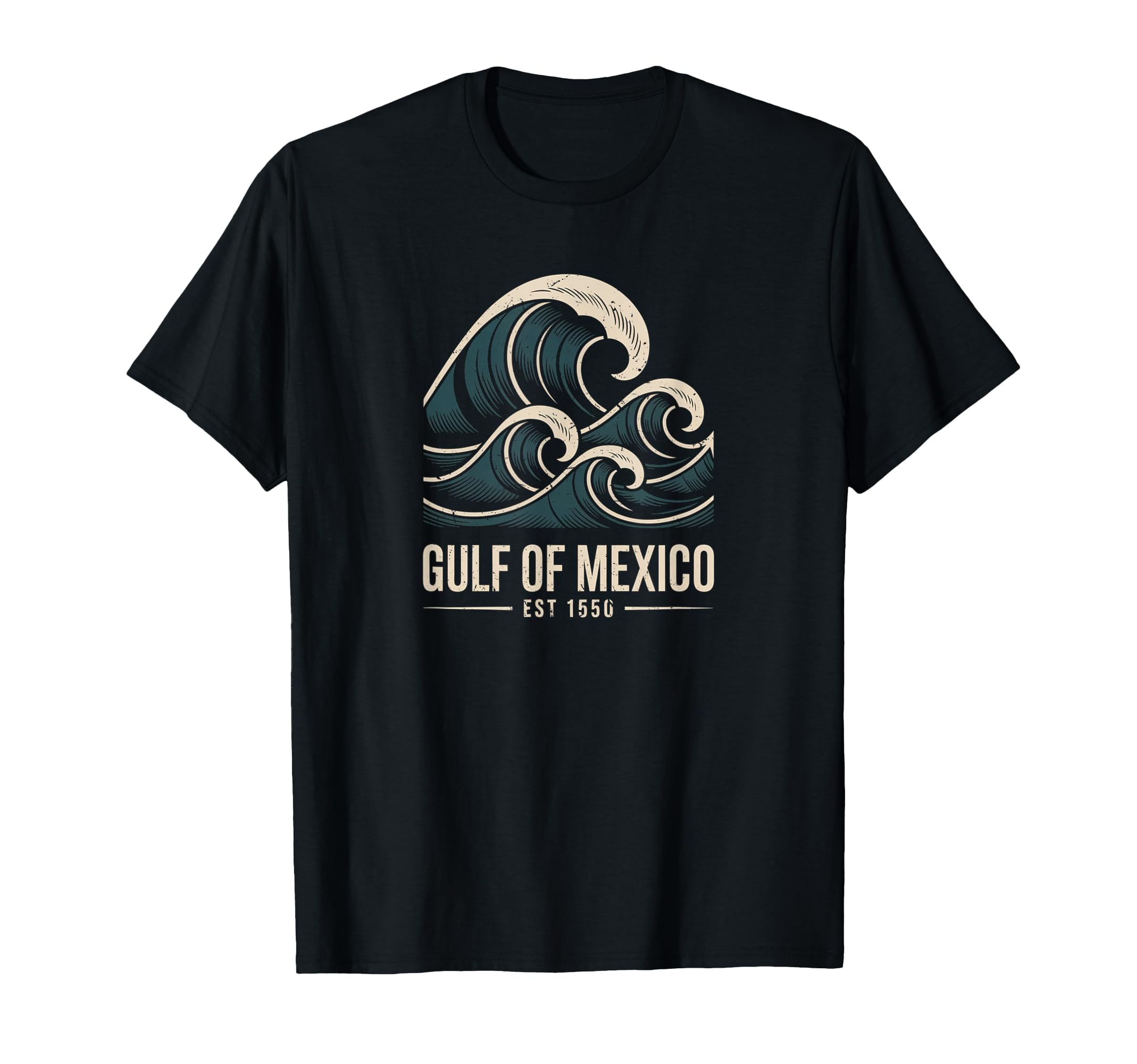 Gulf Mexico Est 1550 T-Shirt - Streetwear Style Unisex - T-Shirt, Sweatshirt, Hoodie