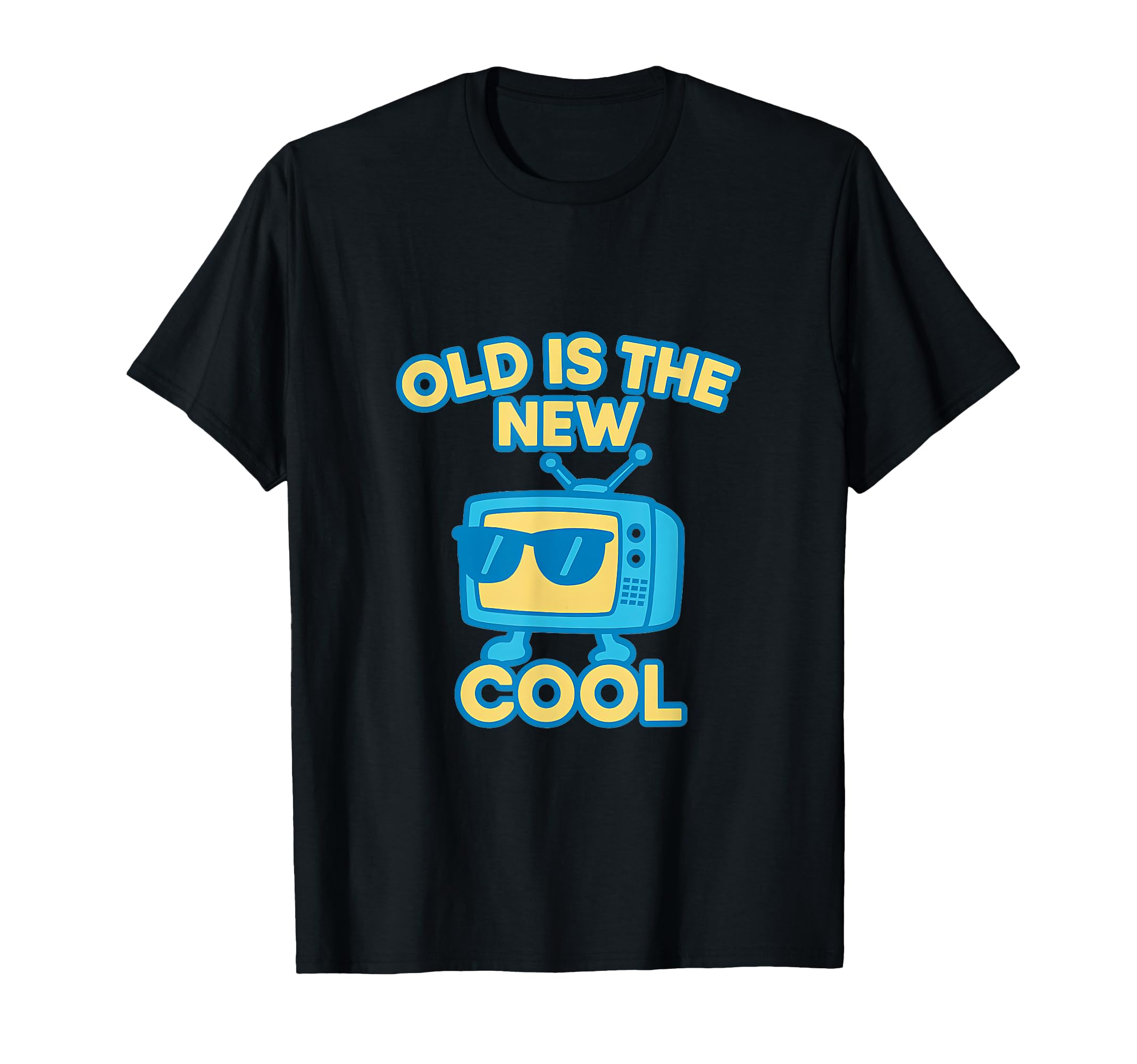 90S Nostalgia Old Is New Tv T-Shirt - Custom Art Print for Adults - T-Shirt, Sweatshirt, Hoodie