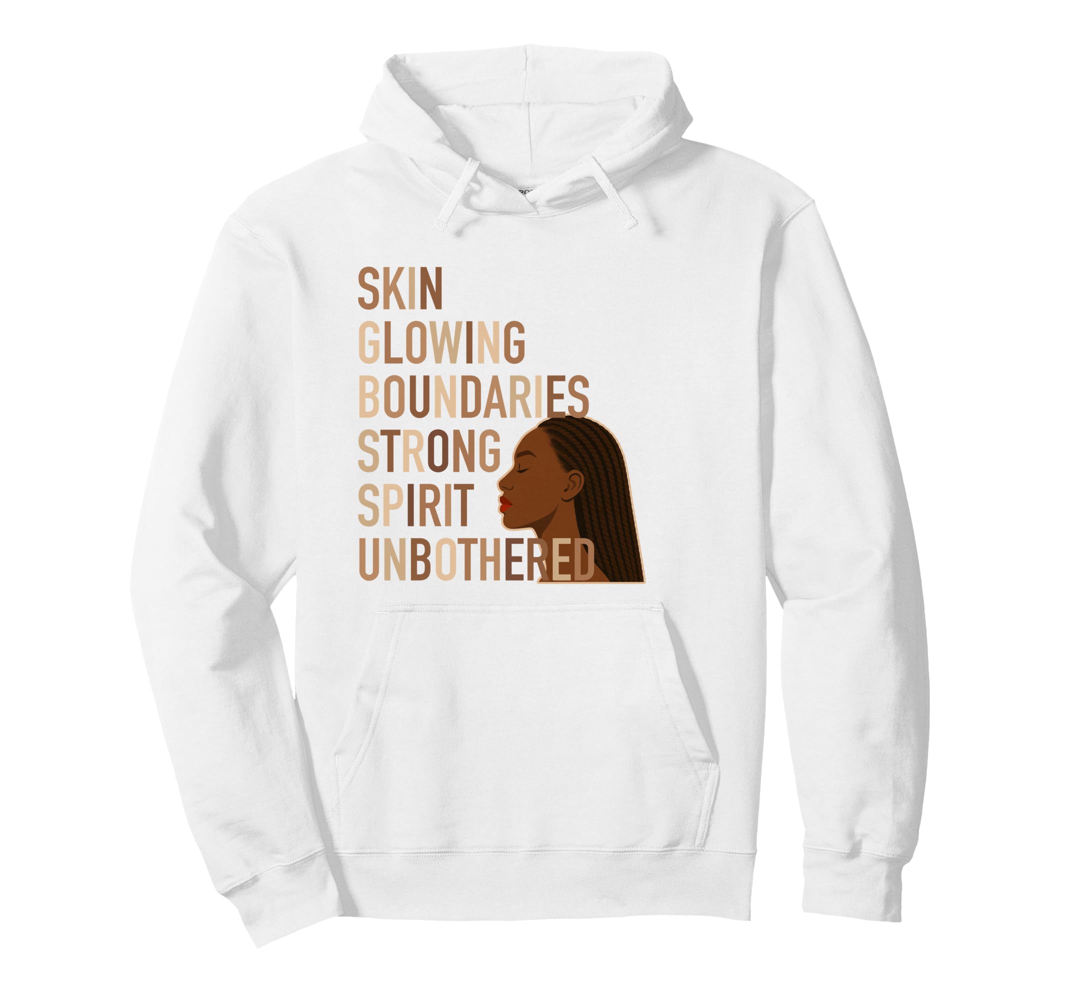 Unbothered Black Self Care Mental Hoodie - Aesthetic Graphic Men Women - T-Shirt, Sweatshirt, Hoodie
