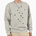 DOWN UP olive green seaweed turquoise aqua mint - Adult & Kids T-Shirts, Sweatshirts & Hoodies apparel design preview 1