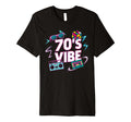 70S Vibe Colorful Fun Graphics T-Shirt - Streetwear Style for Adults - T-Shirt, Sweatshirt, Hoodie