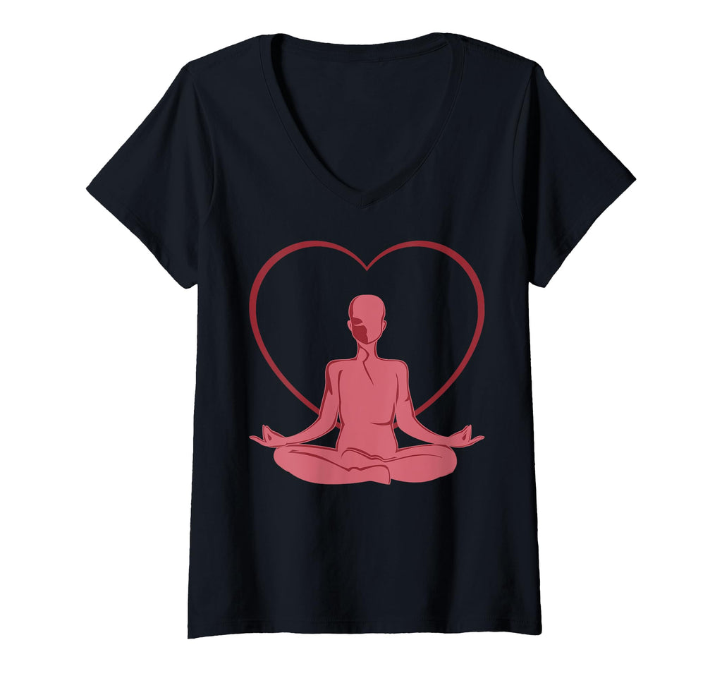 Womens Heart Chakra Meditation T-Shirt - Casual Everyday Wear for Adults - T-Shirt, Sweatshirt, Hoodie