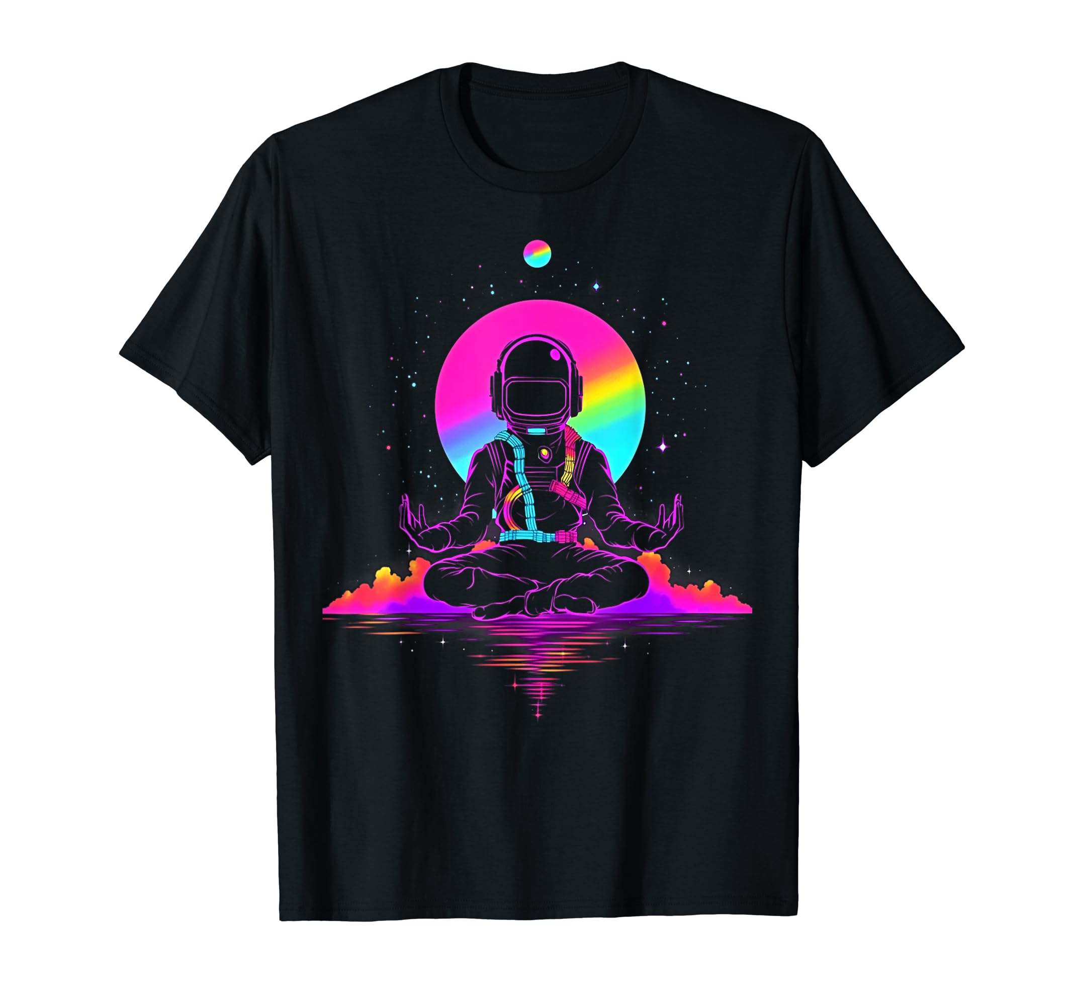 Synthwave Astronaut Cyberpunk 80S Sci Fi 66 T-Shirt - Graphic Print Unisex - T-Shirt, Sweatshirt, Hoodie