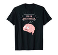 Im Overthinker Mental Health Brain T-Shirt - Minimalist Print for Adults - T-Shirt, Sweatshirt, Hoodie