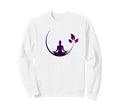 Meditating Universe Within Lotus Sweatshirt - Unique Graphic Unisex - T-Shirt, Sweatshirt, Hoodie