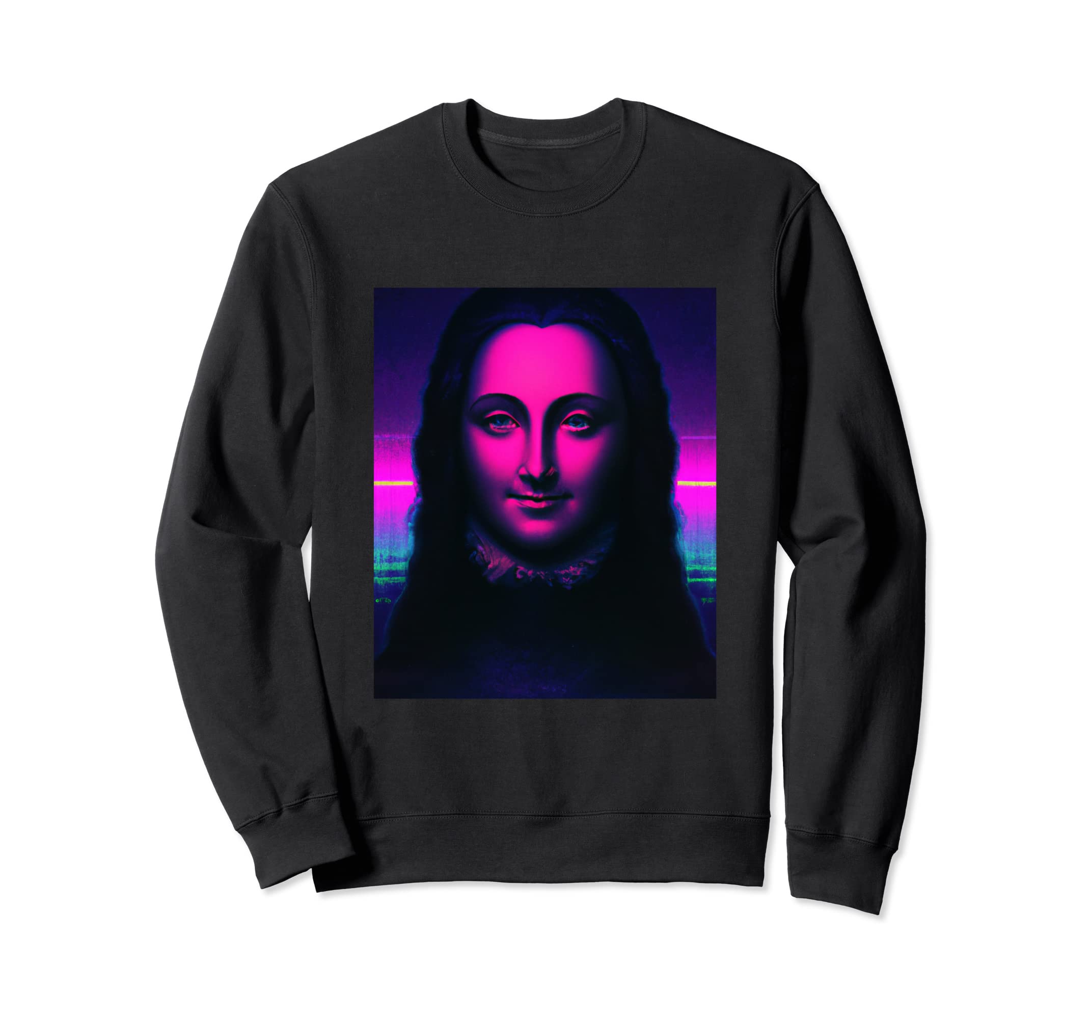 Vaporwave Aesthetic Portrait Sweatshirt - Streetwear Style Unisex - T-Shirt, Sweatshirt, Hoodie