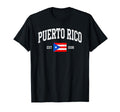 Puerto Rico Flag Typography T-Shirt - Casual Everyday Wear for Adults - T-Shirt, Sweatshirt, Hoodie