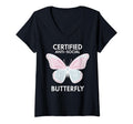 Womens Certified Anti Social Butterfly T-Shirt - Novelty Apparel Men Women - T-Shirt, Sweatshirt, Hoodie