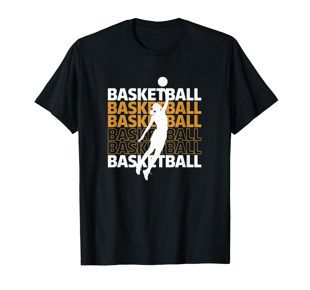 Womens Basketball Silhouette T-Shirt - Novelty Apparel for Adults - T-Shirt, Sweatshirt, Hoodie