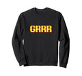 Grrr Expression Pixel Art Typography Sweatshirt - Fun Novelty Design Unisex - T-Shirt, Sweatshirt, Hoodie