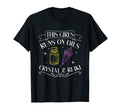 This Runs Oils Crystals And Reiki T-Shirt - Fun Novelty Design Men Women - T-Shirt, Sweatshirt, Hoodie