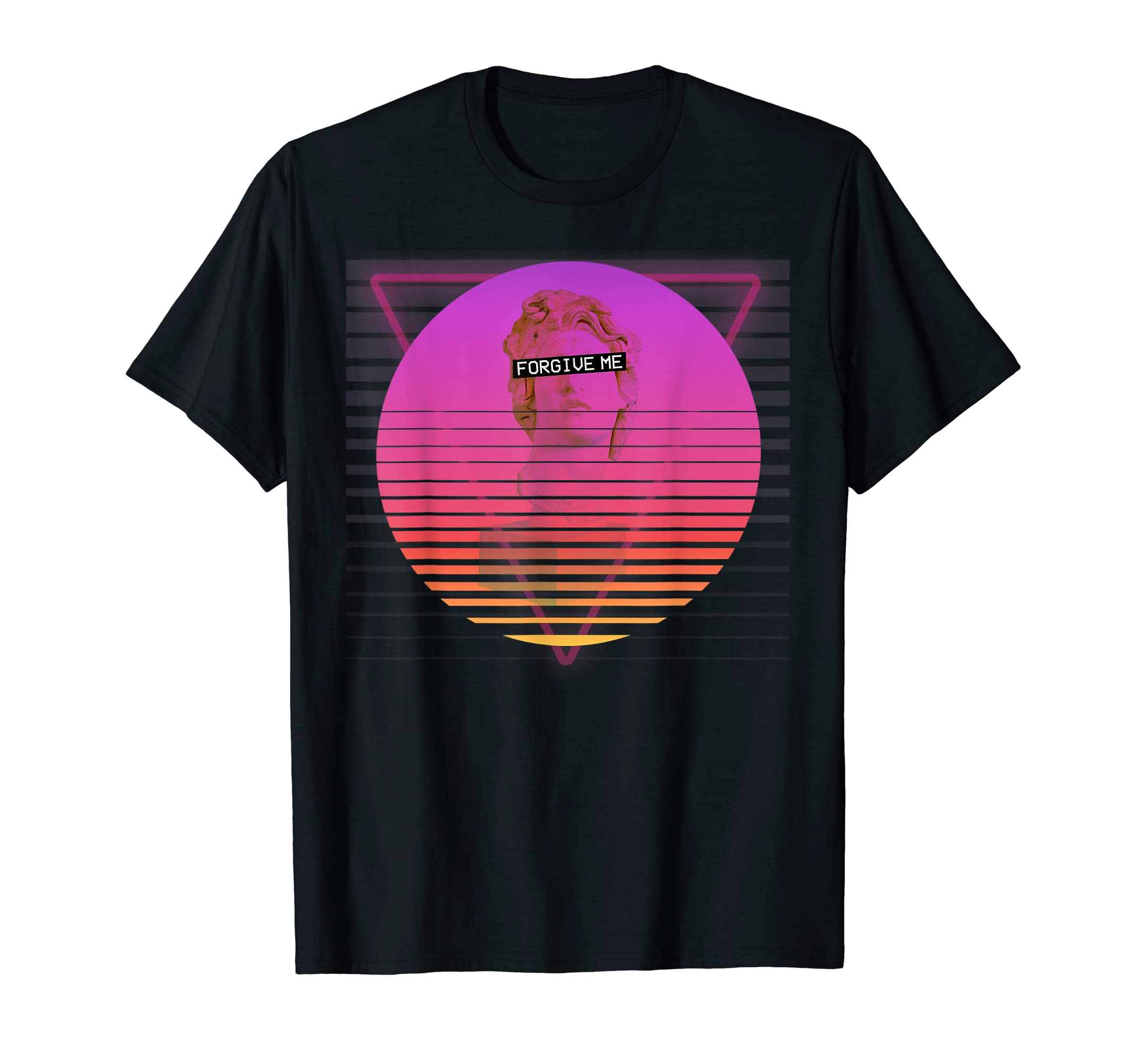 Helios Greek Statue Vaporwave Aesthetic T-Shirt - Trendy Graphic Men Women - T-Shirt, Sweatshirt, Hoodie