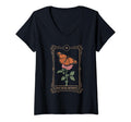 Womens Anti Social Butterfly Tarot V Neck T-Shirt - Minimalist Print Unisex - T-Shirt, Sweatshirt, Hoodie