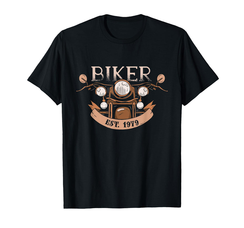 Motorcycle 1979 Motorcyclist Biker T-Shirt - Casual Everyday Wear Unisex - T-Shirt, Sweatshirt, Hoodie