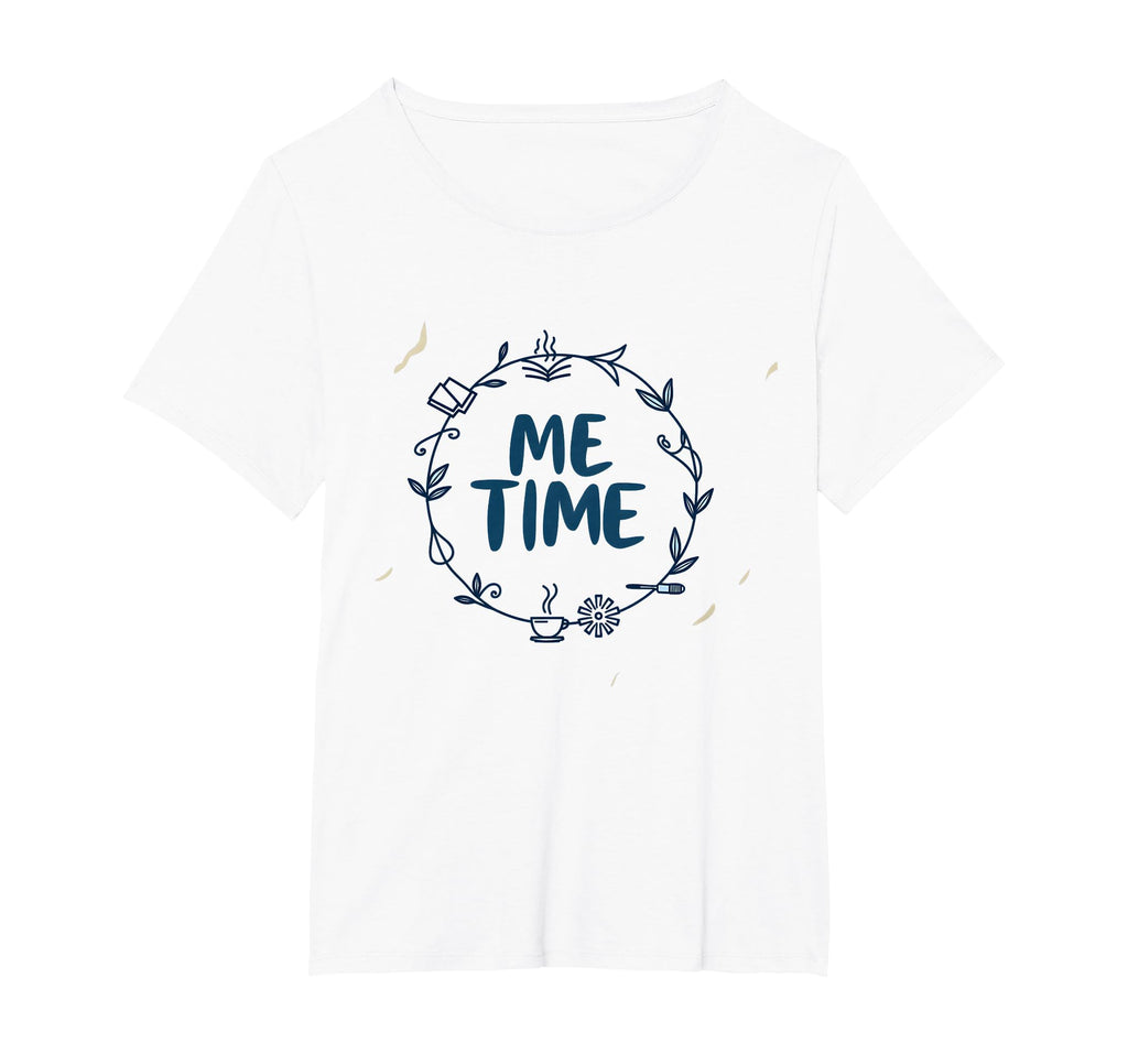 Me Time Cozy Self Care Wreath T-Shirt - Aesthetic Graphic for Adults - T-Shirt, Sweatshirt, Hoodie