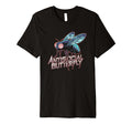Antisocial Butterfly Housefly Introvert T-Shirt - Custom Art Print Unisex - T-Shirt, Sweatshirt, Hoodie