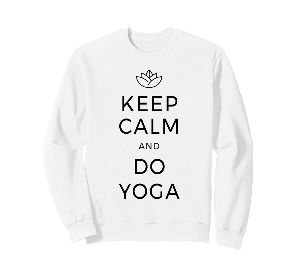 Keep Calm Do Yoga Om Meditation Sweatshirt - Custom Art Print for Adults - T-Shirt, Sweatshirt, Hoodie