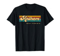 Sunset Stripes Anthem West Virginia T-Shirt - Casual Everyday Wear Unisex - T-Shirt, Sweatshirt, Hoodie