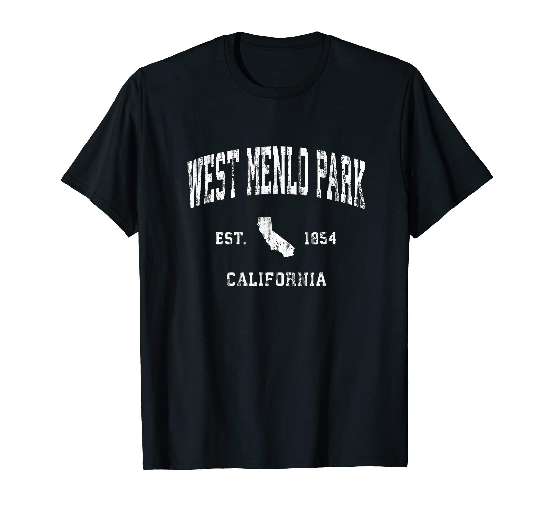 West Menlo Park California Ca Athletic T-Shirt - Graphic Print Unisex - T-Shirt, Sweatshirt, Hoodie