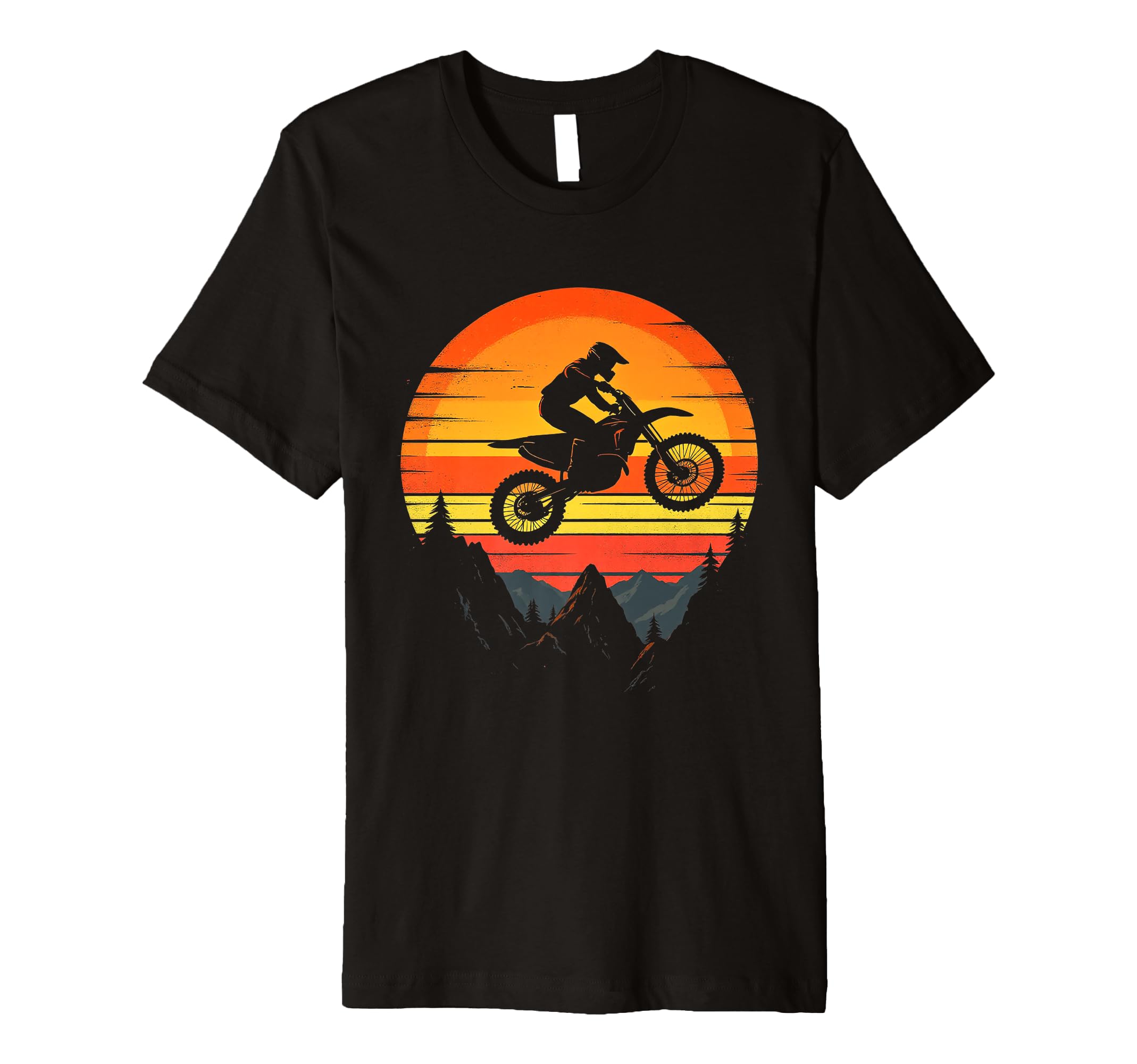 Motorcycle Sunset T-Shirt - Streetwear Style Men Women - T-Shirt, Sweatshirt, Hoodie