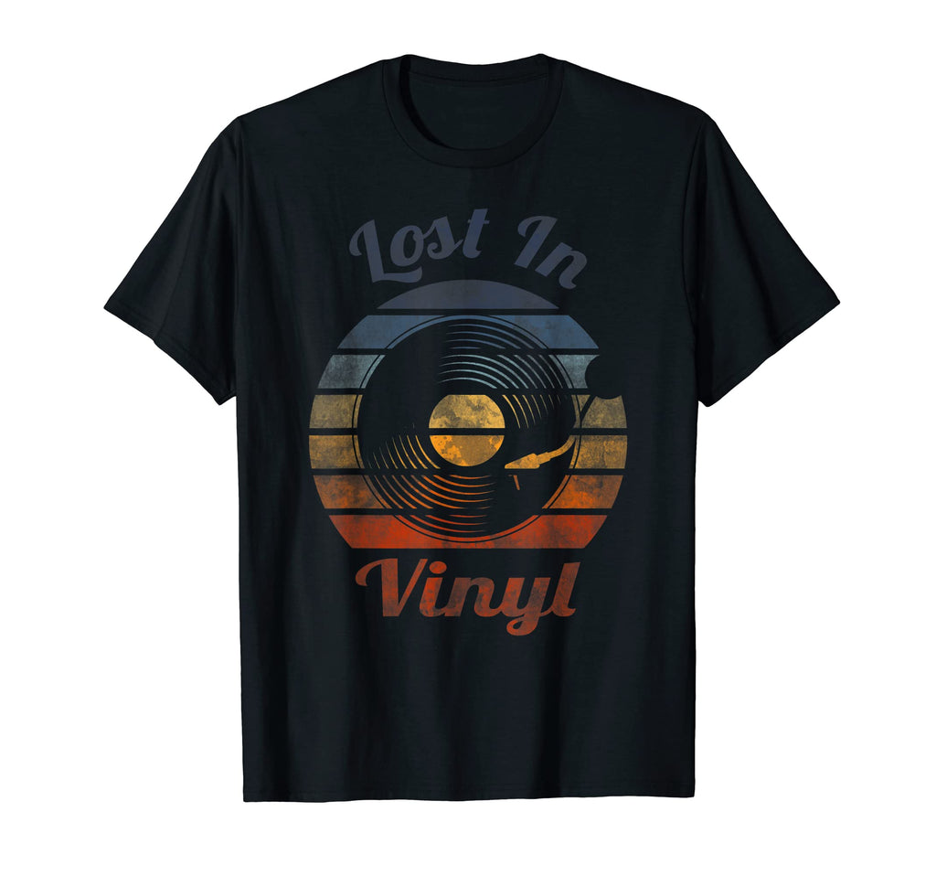 Lost Vinyl Record Player T-Shirt - Casual Everyday Wear Men Women - T-Shirt, Sweatshirt, Hoodie