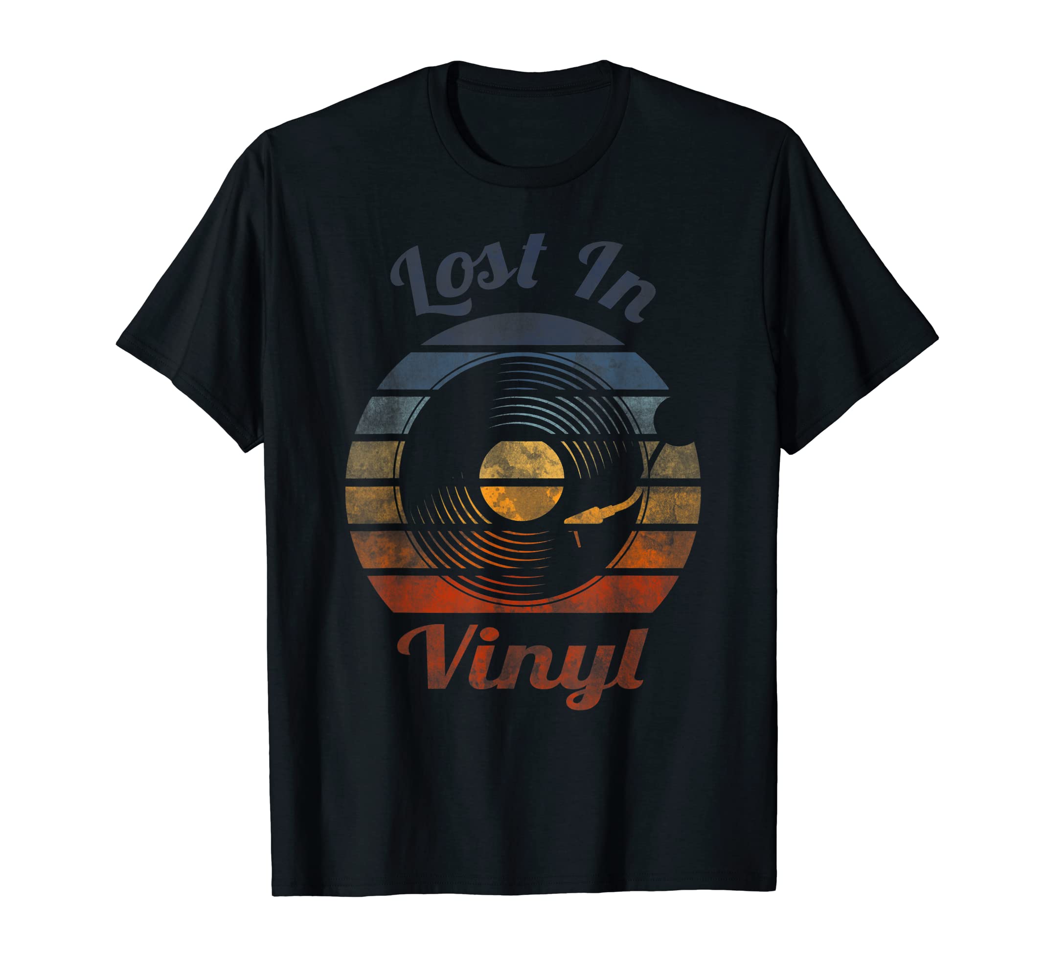 Lost Vinyl Record Player T-Shirt - Casual Everyday Wear Men Women - T-Shirt, Sweatshirt, Hoodie