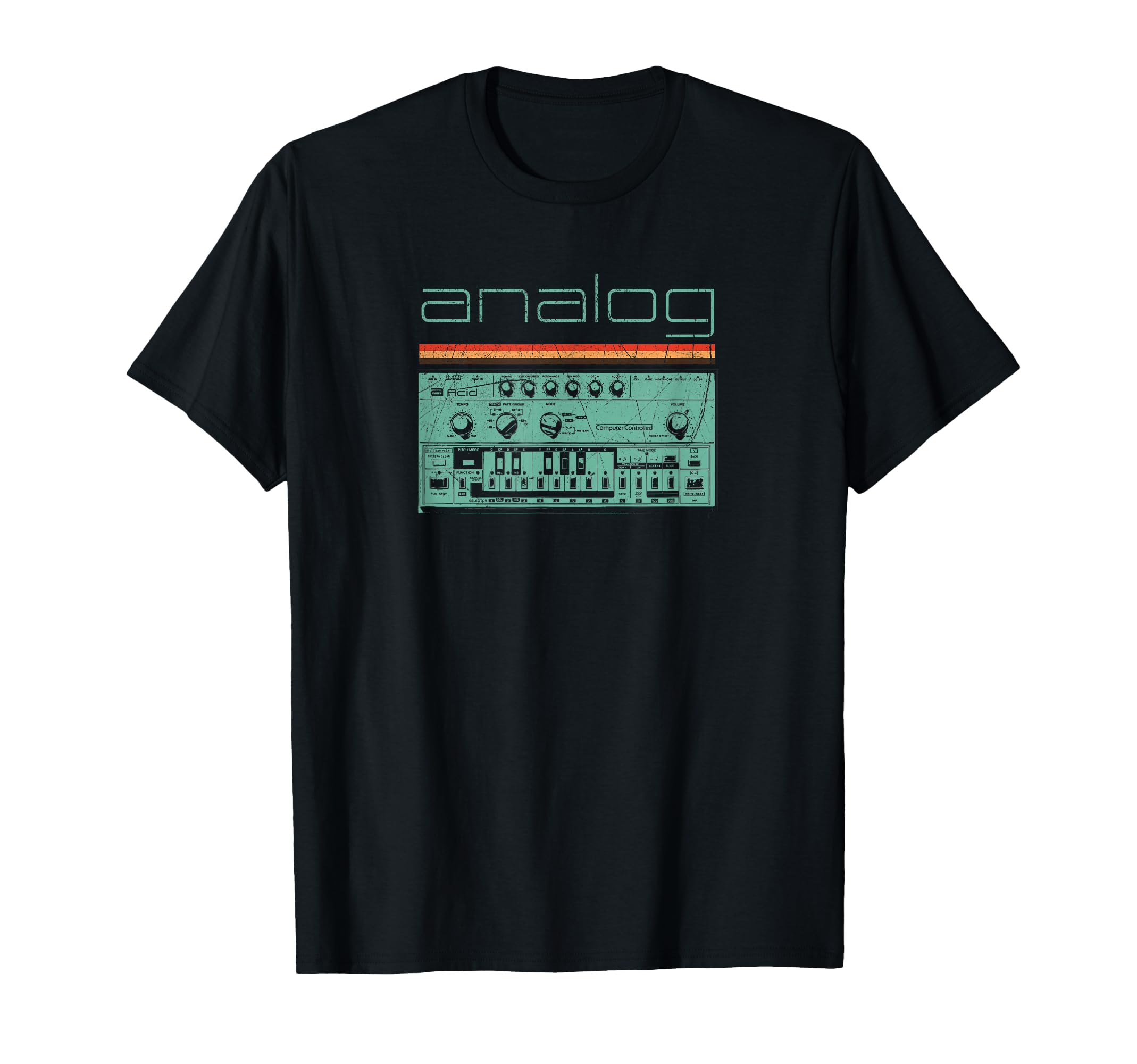 Analog Synthesizer Acid Nerd Synth 80S T-Shirt - Unique Graphic Men Women - T-Shirt, Sweatshirt, Hoodie