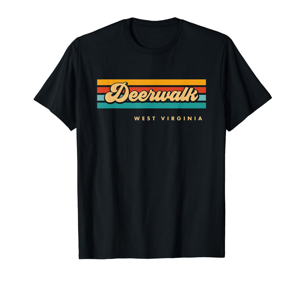Sunset Stripes Deerwalk West Virginia T-Shirt - Casual Everyday Wear Unisex - T-Shirt, Sweatshirt, Hoodie