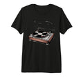 Audio Lp Vinyl Record Player Tri Blend T-Shirt - Unique Graphic for Adults - T-Shirt, Sweatshirt, Hoodie