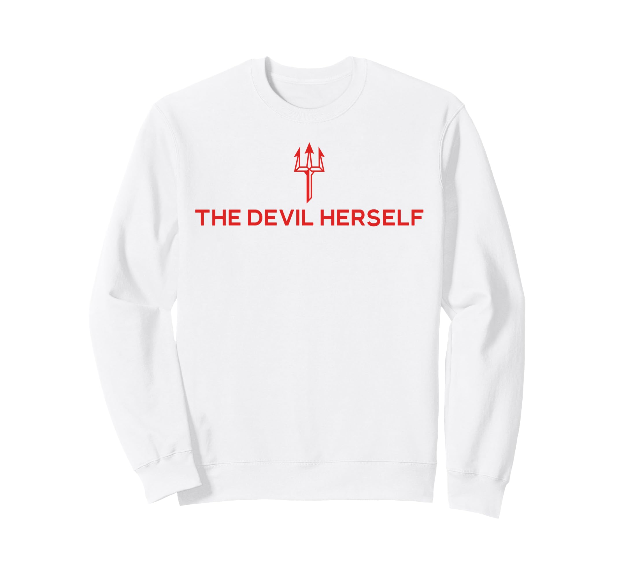 Devil Herself Occult Dark Sweatshirt - Casual Everyday Wear for Adults - T-Shirt, Sweatshirt, Hoodie