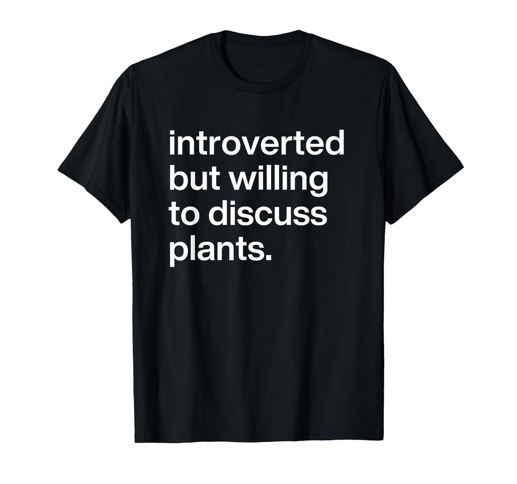Introverted But Willing To Discuss T-Shirt - Minimalist Print Men Women - T-Shirt, Sweatshirt, Hoodie