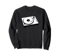 80S 90S Dj Electro Turntable Vinyl Sweatshirt - Trendy Graphic Men Women - T-Shirt, Sweatshirt, Hoodie