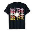 Boo Yall Country Western Groovy Ghost T-Shirt - Graphic Print Unisex - T-Shirt, Sweatshirt, Hoodie