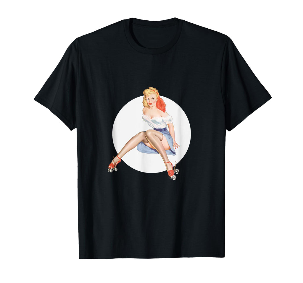 1940S Pin Up Sexy American Art T-Shirt - Graphic Print Men Women - T-Shirt, Sweatshirt, Hoodie