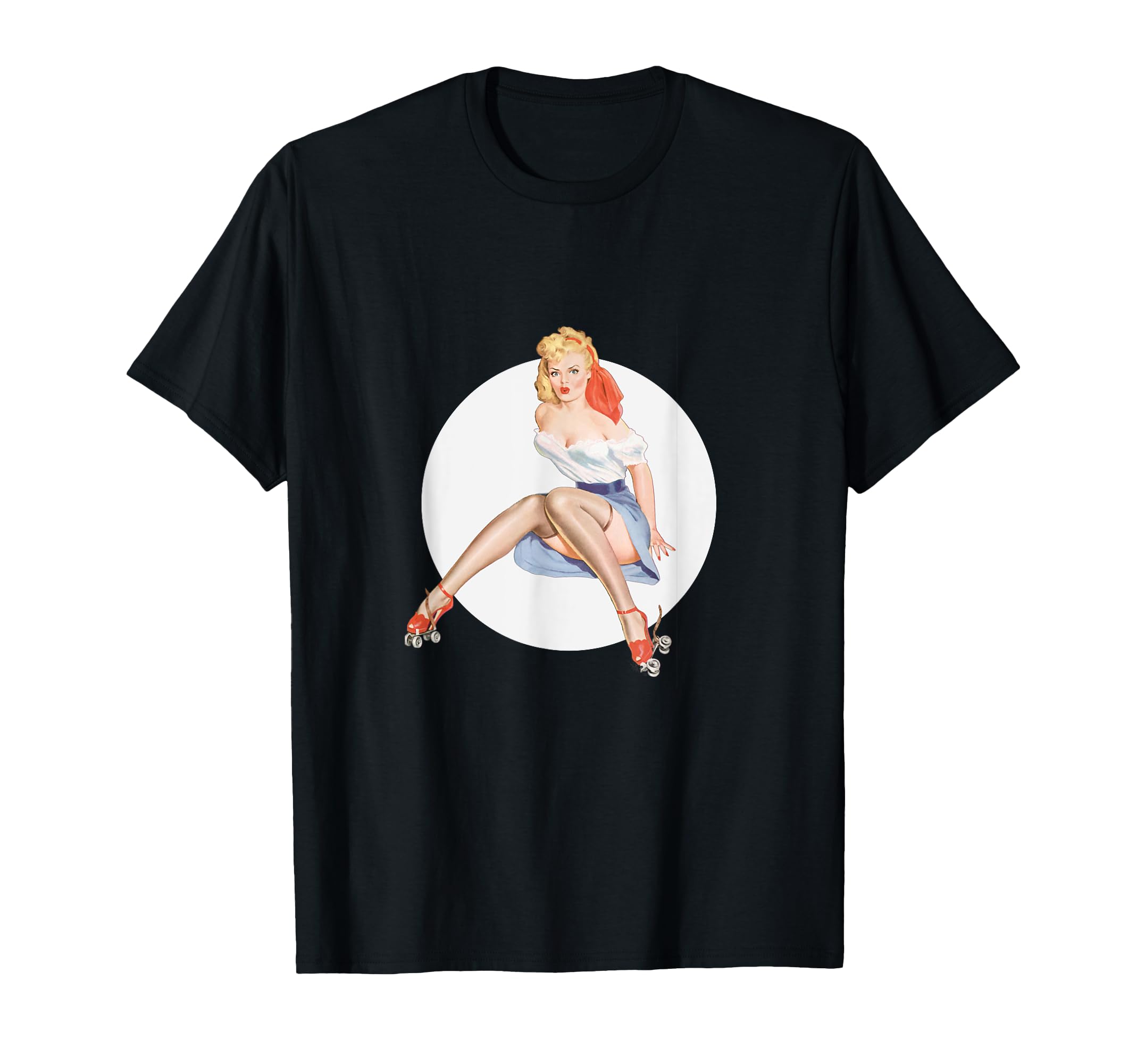 1940S Pin Up Sexy American Art T-Shirt - Graphic Print Men Women - T-Shirt, Sweatshirt, Hoodie