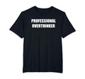 Professional Overthinker Mens Big And T-Shirt - Novelty Apparel Unisex - T-Shirt, Sweatshirt, Hoodie
