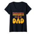Womens Professional Overthinker Dad T-Shirt - Minimalist Print for Adults - T-Shirt, Sweatshirt, Hoodie