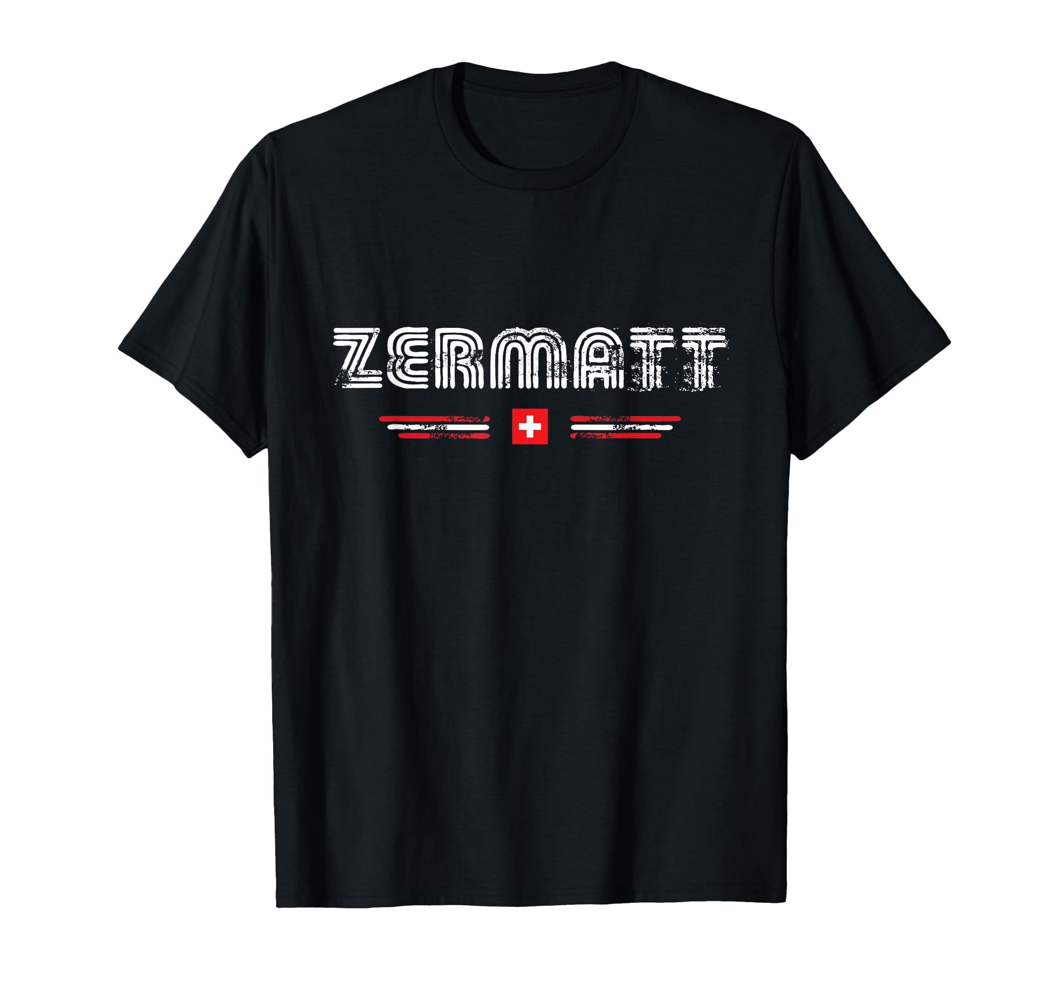 Zermatt Switzerland 70S 80S Type T-Shirt - Trendy Graphic for Adults - T-Shirt, Sweatshirt, Hoodie