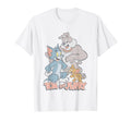 Tom And Jerry Pastel Pals Group Shot T-Shirt - Custom Art Print Unisex - T-Shirt, Sweatshirt, Hoodie