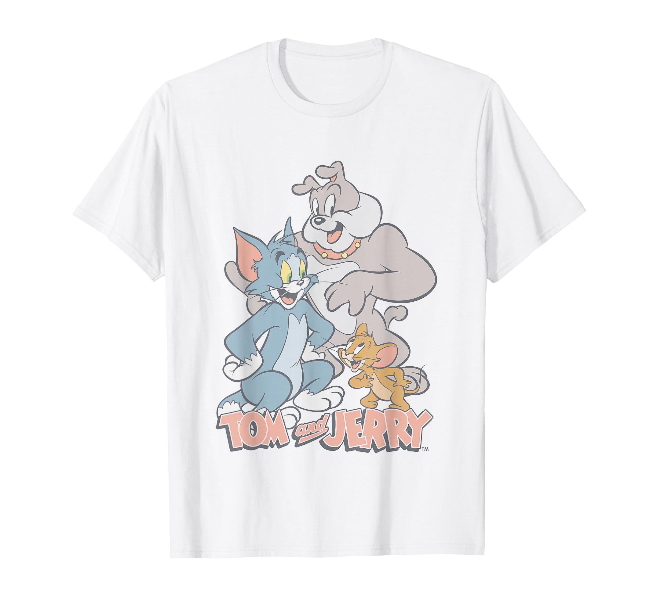 Tom And Jerry Pastel Pals Group Shot T-Shirt - Custom Art Print Unisex - T-Shirt, Sweatshirt, Hoodie