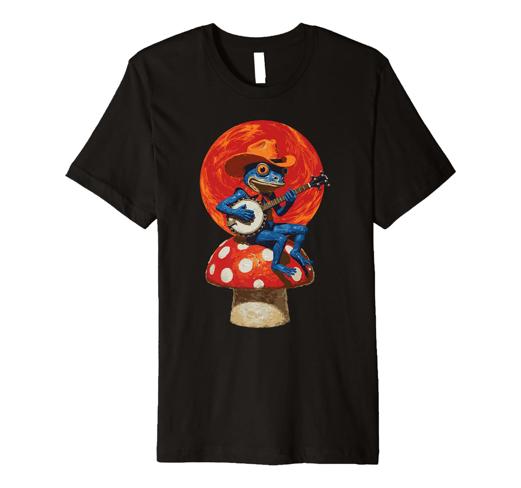 American Starry Night Tattoo Flash Frog T-Shirt - Graphic Print Men Women - T-Shirt, Sweatshirt, Hoodie