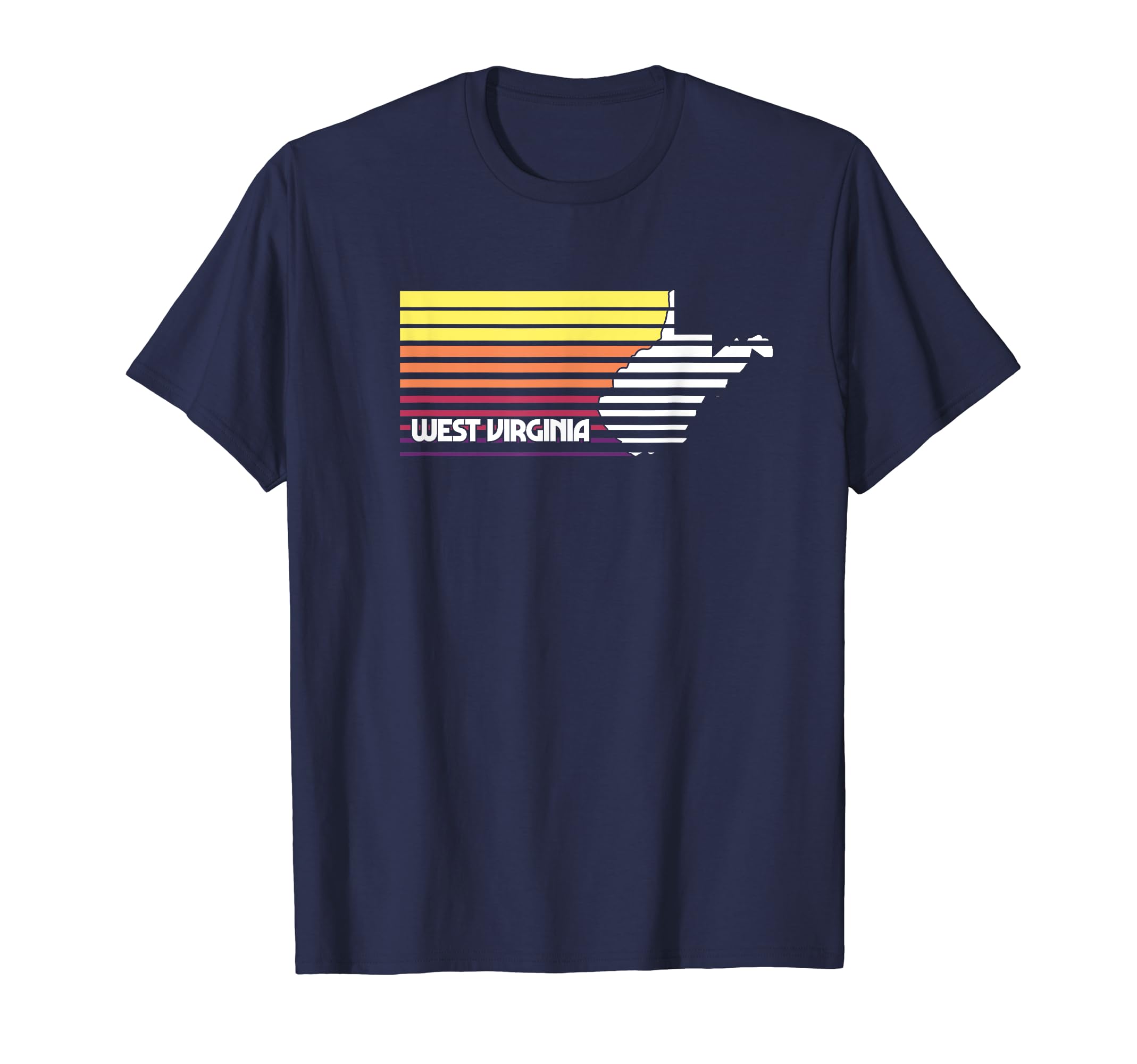 West Virginia State Wv T-Shirt - Custom Art Print Unisex - T-Shirt, Sweatshirt, Hoodie