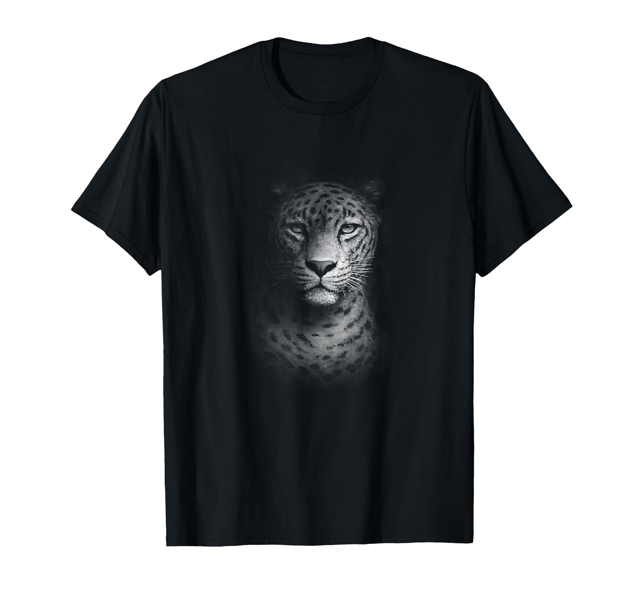 Leopard Wildlife 90S Washout T-Shirt - Custom Art Print for Adults - T-Shirt, Sweatshirt, Hoodie