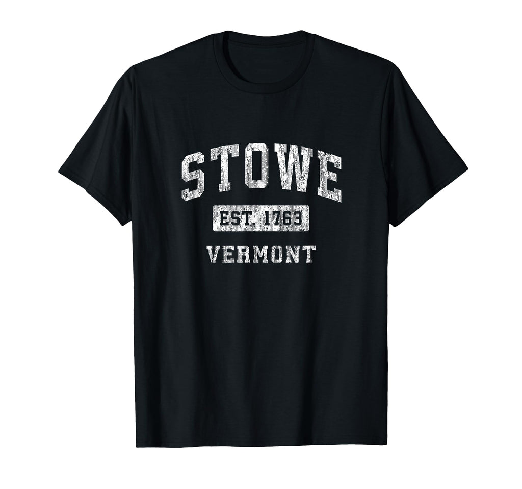 Stowe Vermont Vt Established Sports T-Shirt - Graphic Print for Adults - T-Shirt, Sweatshirt, Hoodie