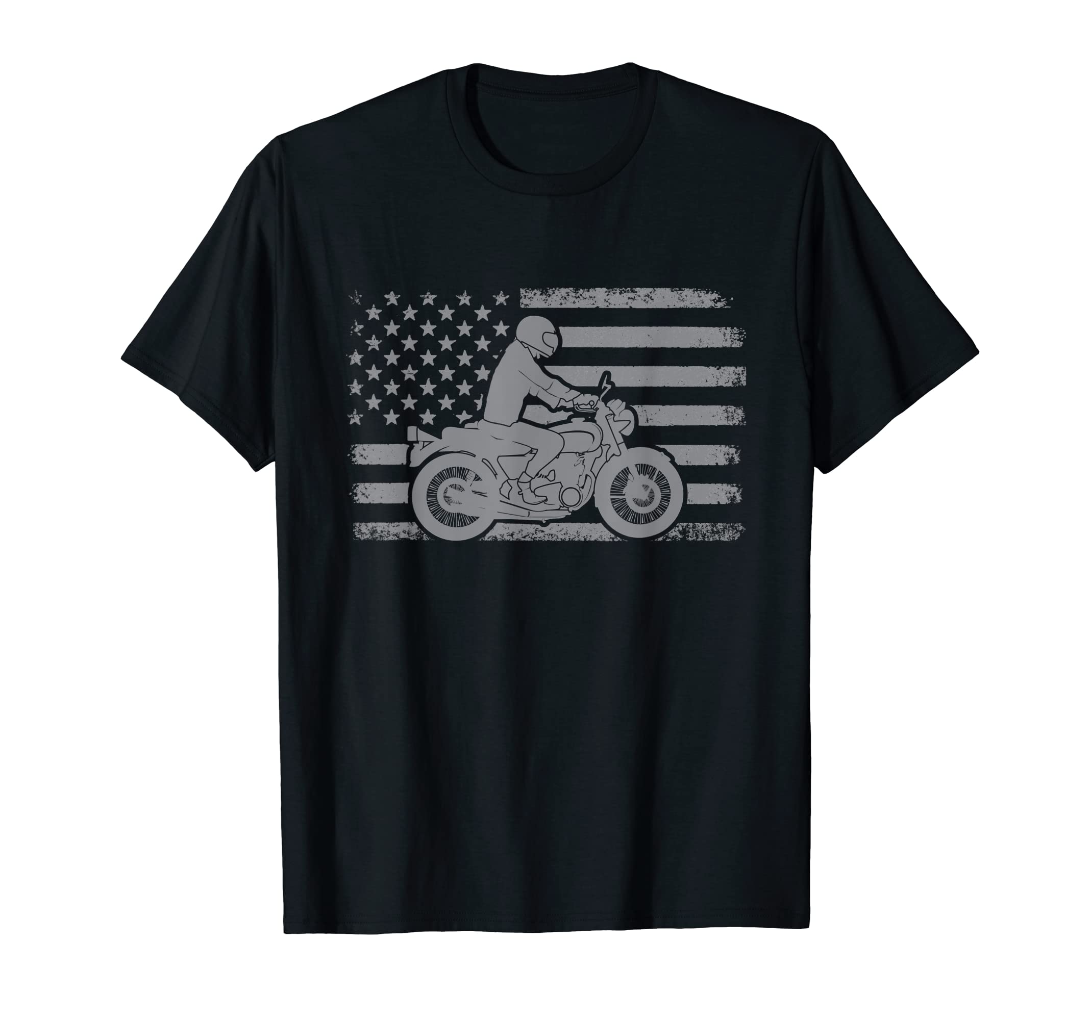 American Flag Ride Motorcycle Biker T-Shirt - Streetwear Style Men Women - T-Shirt, Sweatshirt, Hoodie