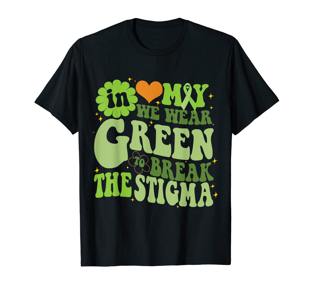 Mental Health Matters We Wear Green T-Shirt - Aesthetic Graphic Unisex - T-Shirt, Sweatshirt, Hoodie