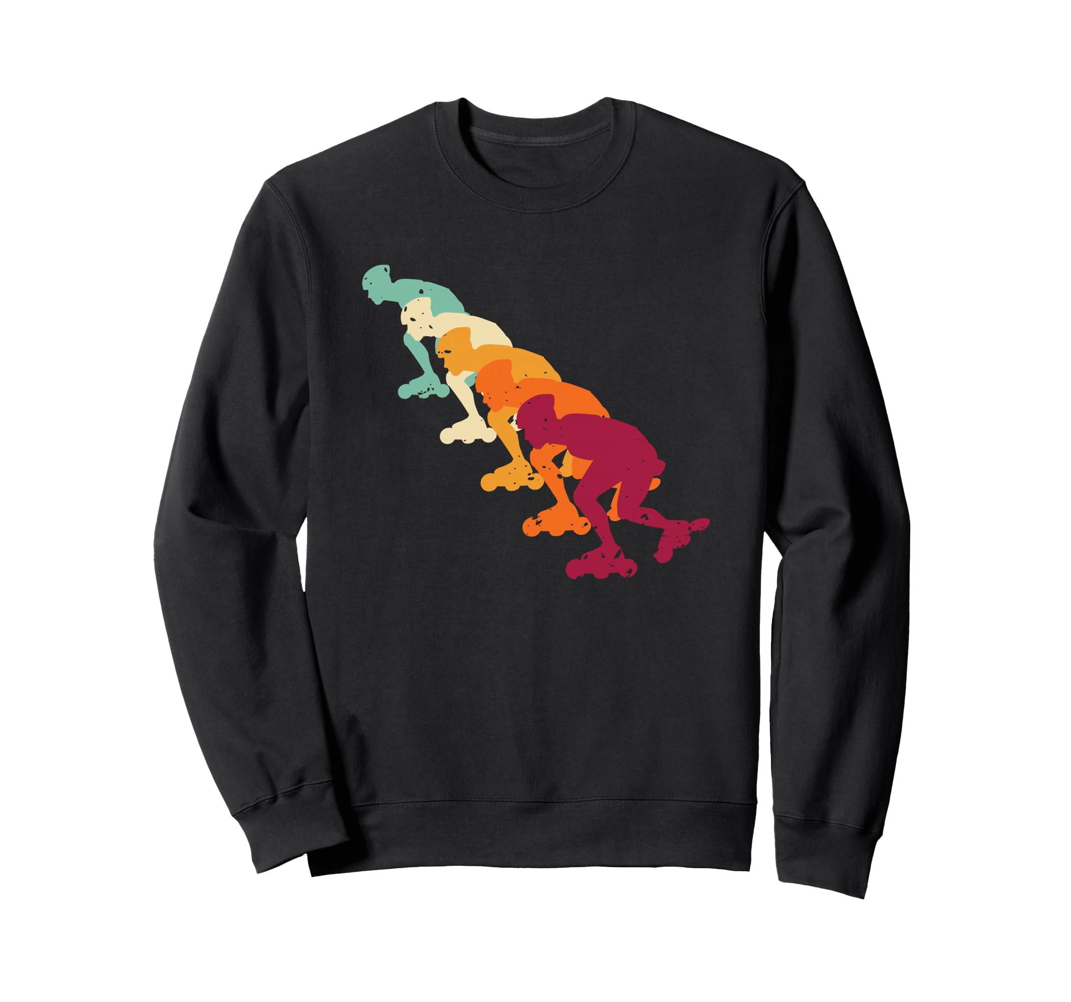 Roller Skating Gift Skater Inline Skating Sweatshirt - Graphic Print Unisex - T-Shirt, Sweatshirt, Hoodie