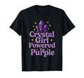 Amethyst Addict Healing Crystal Energy T-Shirt - Trendy Graphic for Adults - T-Shirt, Sweatshirt, Hoodie