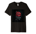 Floral Pattern Gift Flower Tattoo Red Rose T-Shirt - Unique Graphic Unisex - T-Shirt, Sweatshirt, Hoodie