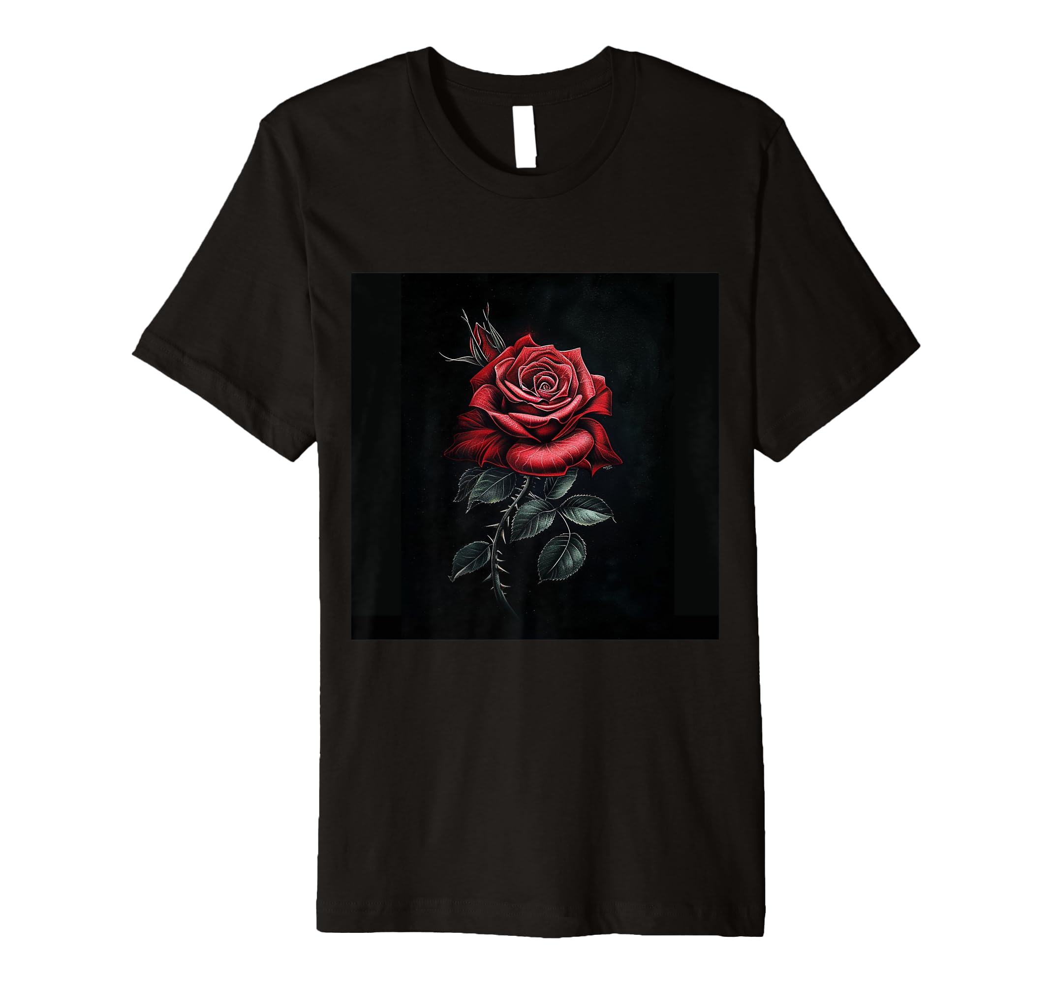 Floral Pattern Gift Flower Tattoo Red Rose T-Shirt - Unique Graphic Unisex - T-Shirt, Sweatshirt, Hoodie